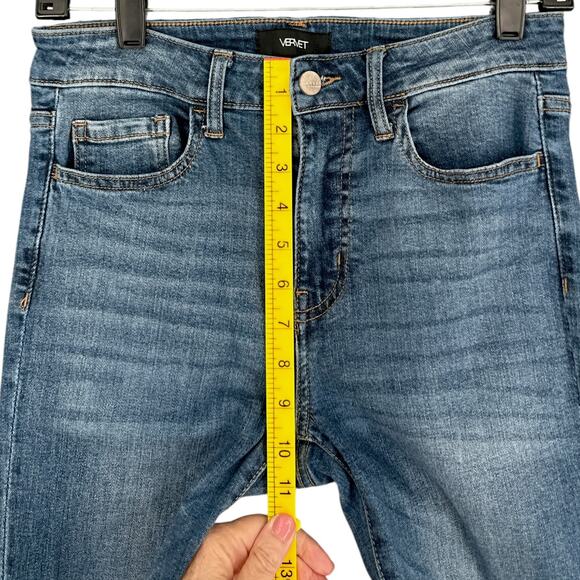 Vervet Blue Denim Skinny Fit Mid Rise‎ Stretch Everyday Jeans Womens Size 27 - Picture 7 of 8